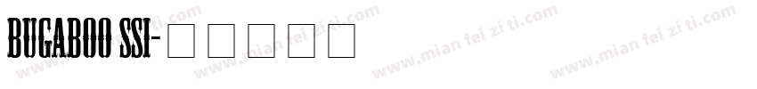 Bugaboo SSi字体转换